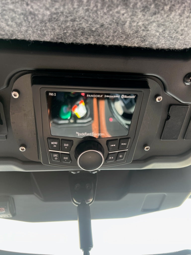 Can am defender Jensen factory radio to Rockford pmx adapter